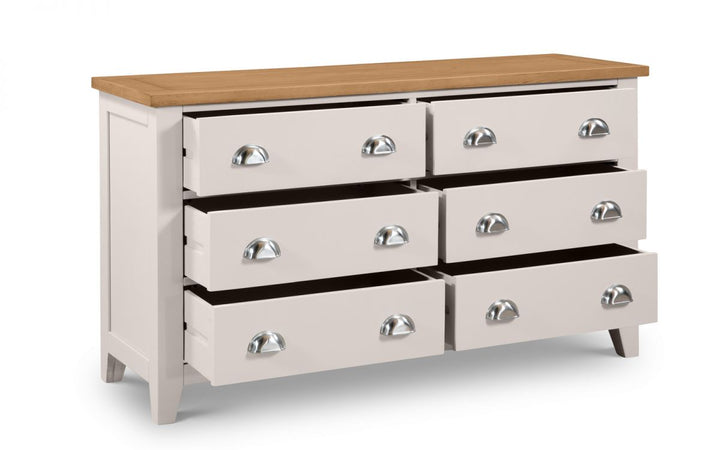 Richmond 6 Drawer Wide Chest - The Bed House