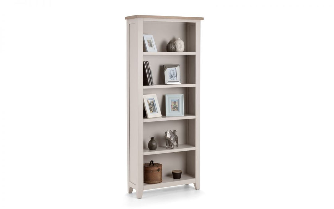 Richmond Tall Bookcase - Elephant Grey - The Bed House