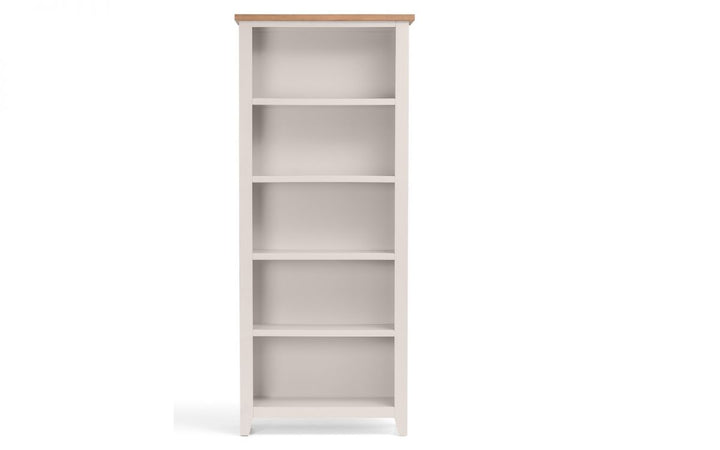 Richmond Tall Bookcase - Elephant Grey - The Bed House