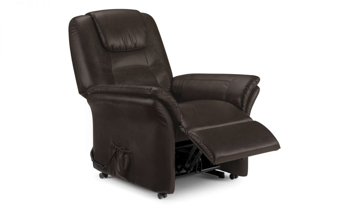 Riva Rise & Recline Chair - Brown - The Bed House