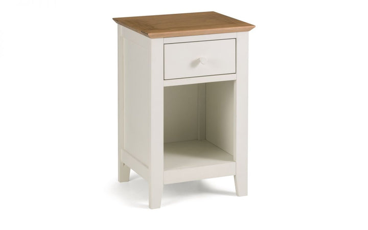 Salerno 2-Tone 1 Drawer Bedside - The Bed House