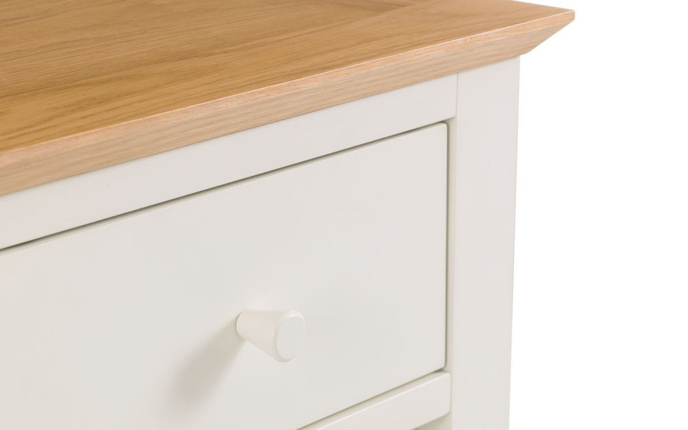 Salerno 2-Tone 1 Drawer Bedside - The Bed House