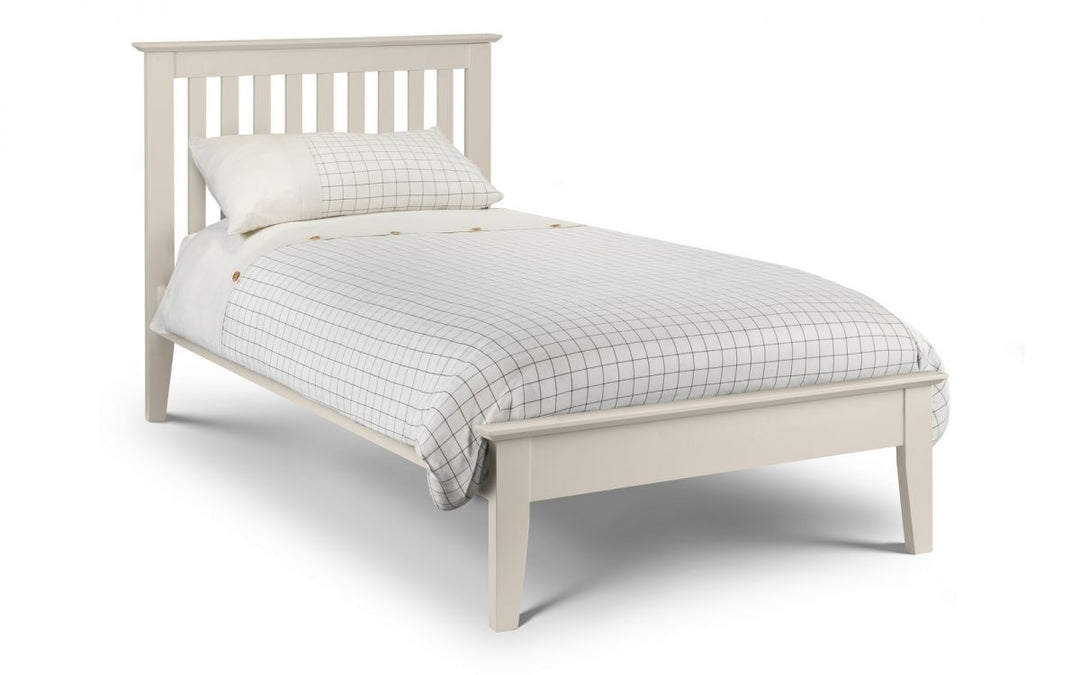 Salerno Shaker Bed - Ivory - The Bed House