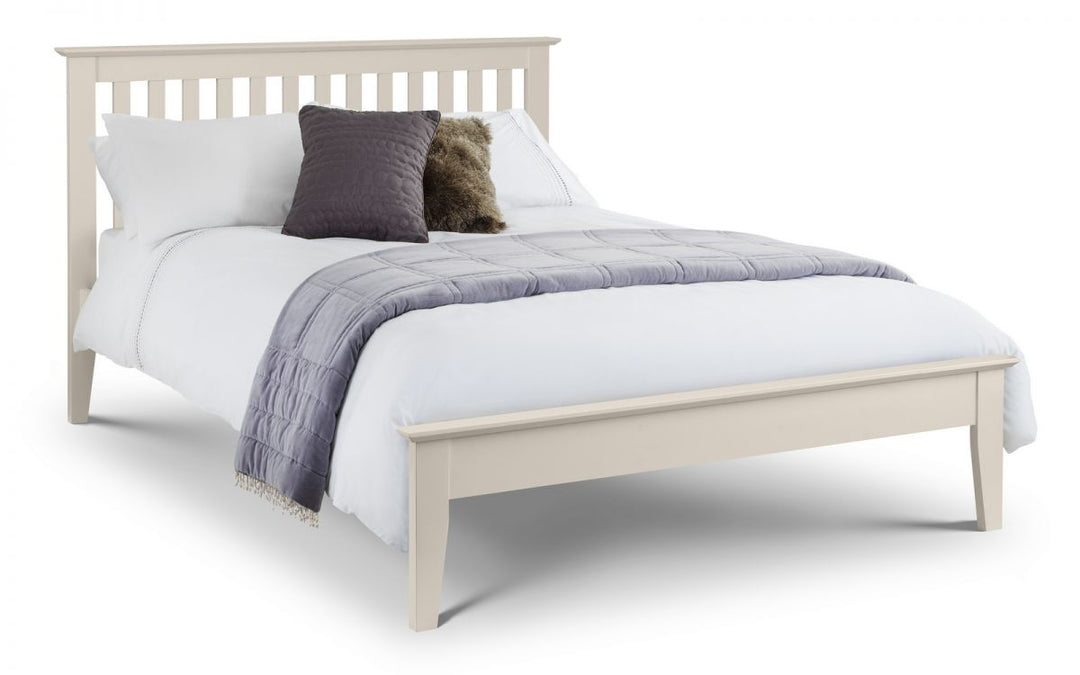 Salerno Shaker Bed - Ivory - The Bed House