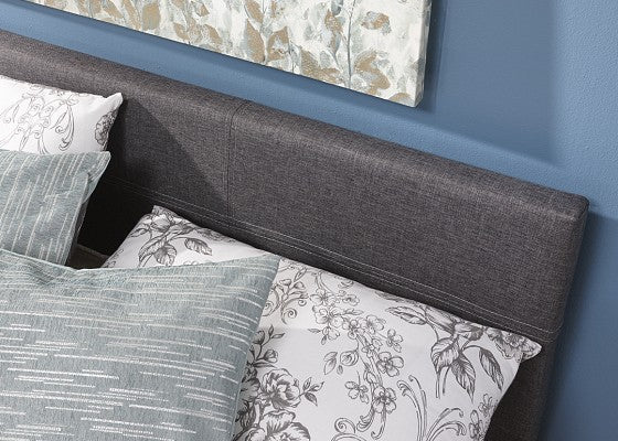 Side Lift Ottoman - Grey - The Bed House