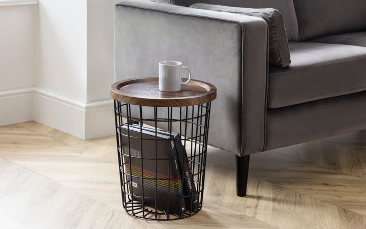 Smithson Storage Lamp Table - The Bed House