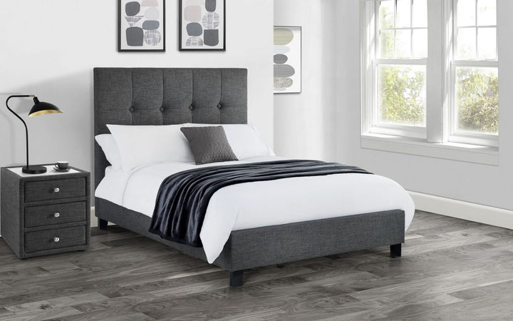 Sorrento Bed - Slate Grey - The Bed House