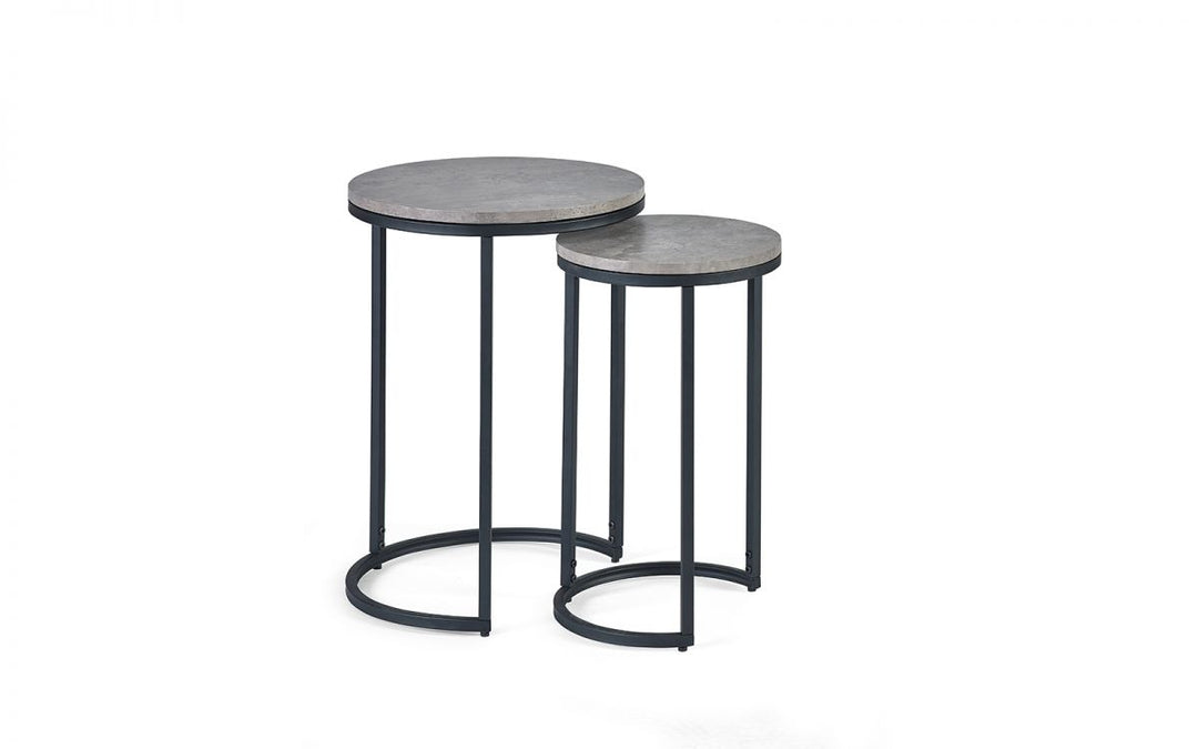 Staten Round Nesting Side Tables - The Bed House