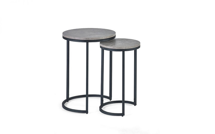 Staten Round Nesting Side Tables - The Bed House