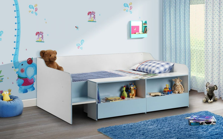 Stella Low Sleeper - Blue - The Bed House