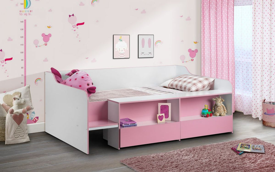 Stella Low Sleeper - Pink - The Bed House