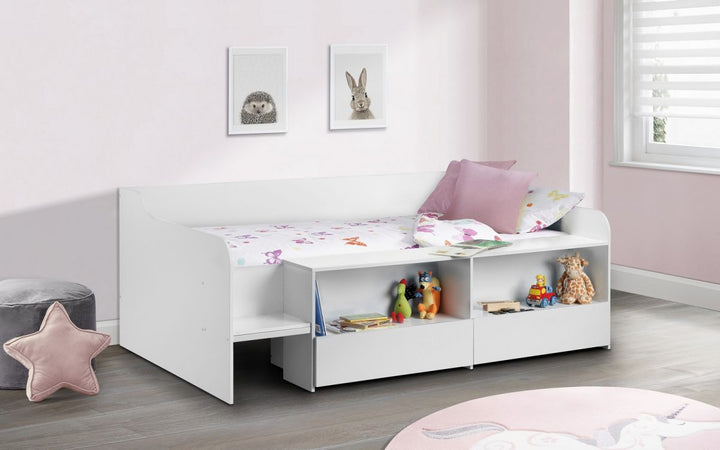 Stella Low Sleeper - White - The Bed House