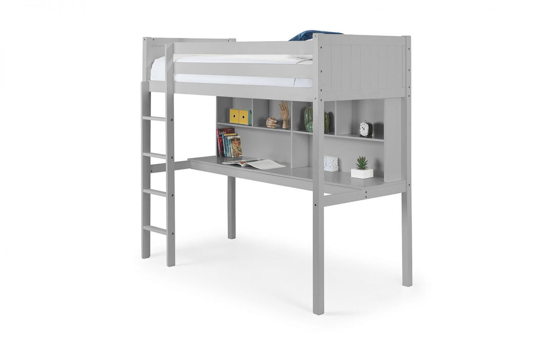 Titan Highsleeper - Dove Grey - The Bed House