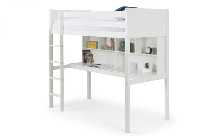 Titan Highsleeper - White - The Bed House