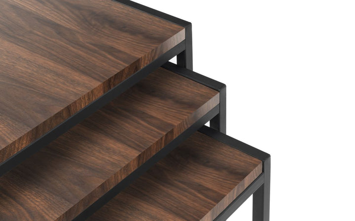 Tribeca Nest of Tables - Walnut - The Bed House