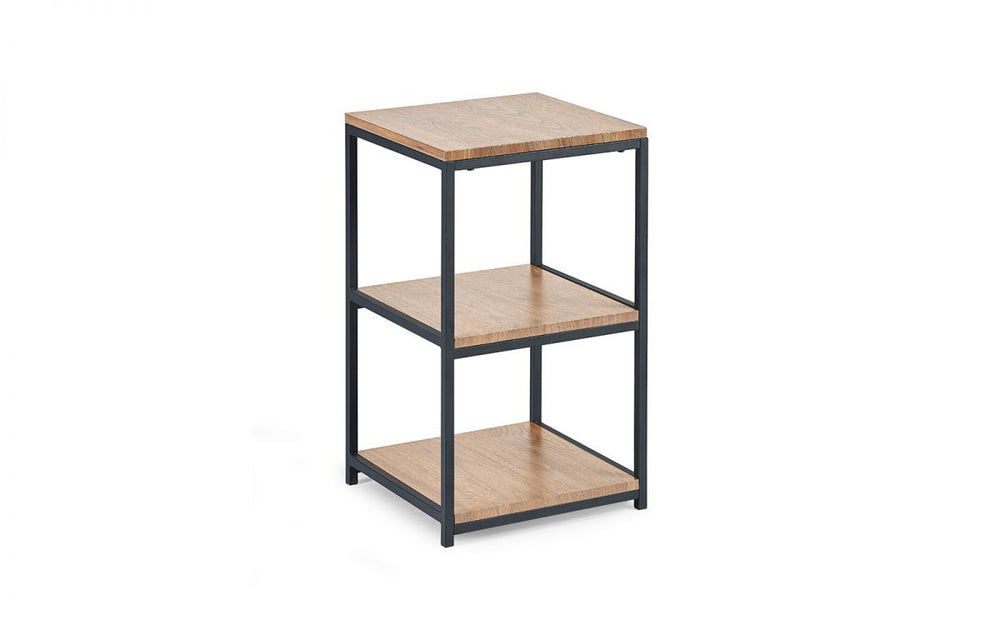 Tribeca Tall Narrow Side Table - Sonoma Oak - The Bed House