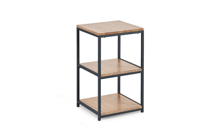 Tribeca Tall Narrow Side Table - Sonoma Oak - The Bed House