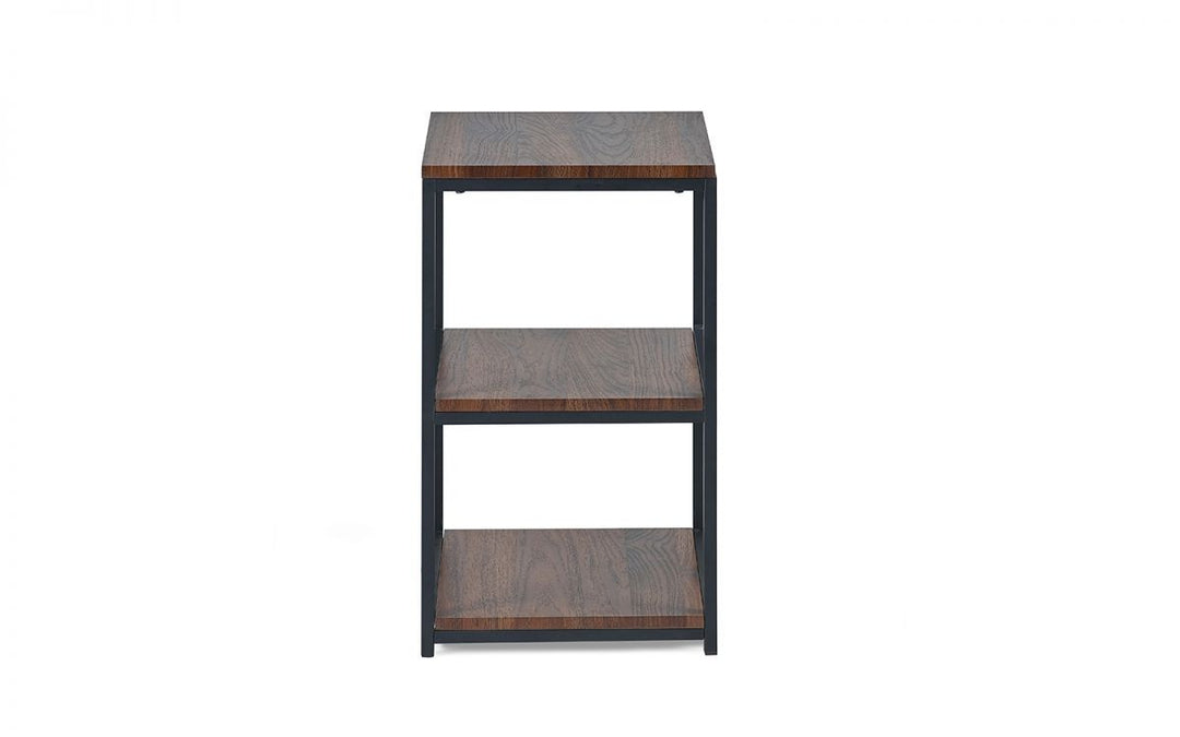 Tribeca Tall Narrow Side Table - Walnut - The Bed House