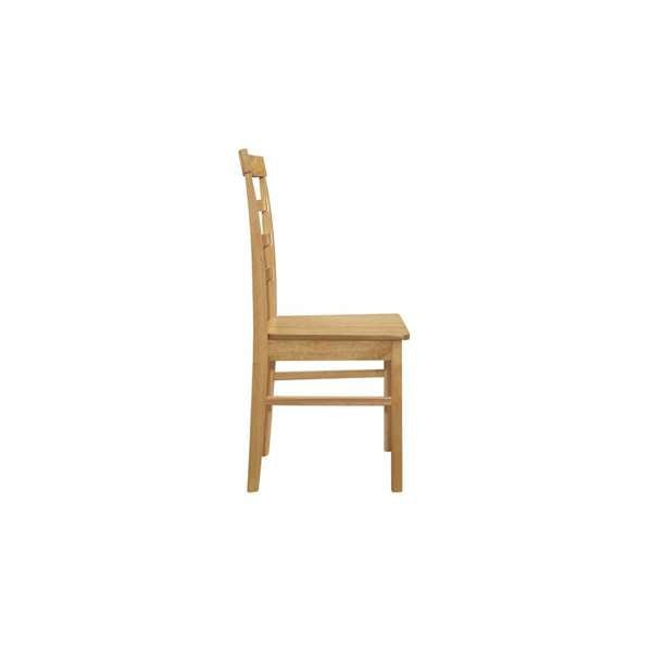 Upton Ladder Back Chairs - Oak Finish - The Bed House