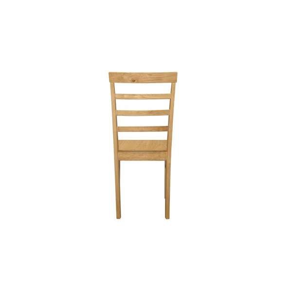 Upton Ladder Back Chairs - Oak Finish - The Bed House