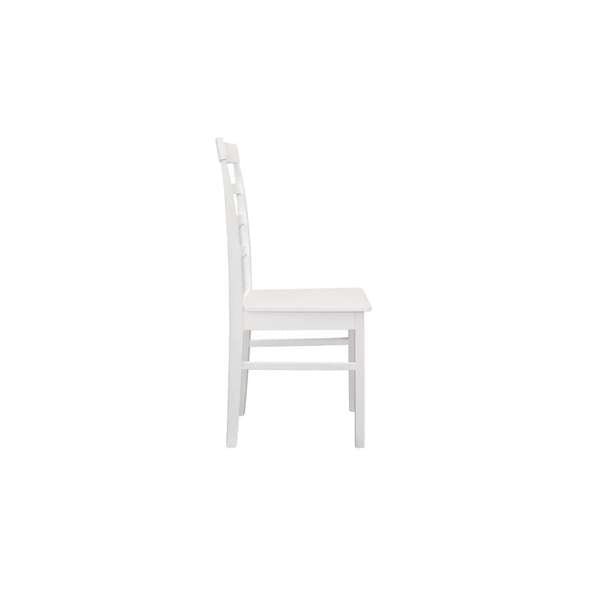 Upton Ladder Back Chairs - White Finish - The Bed House