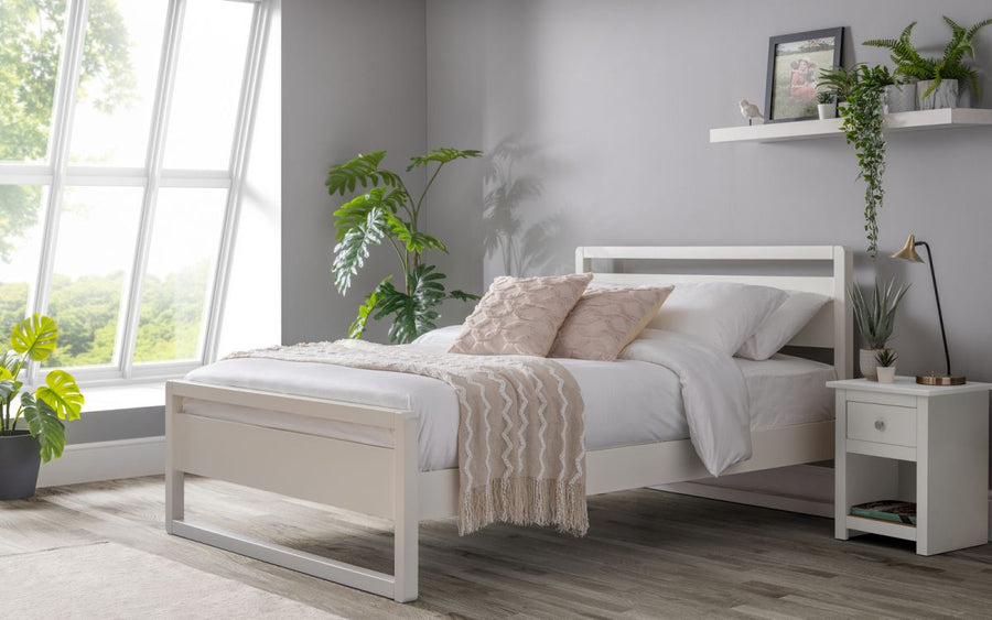 Venice Bed - Surf White - The Bed House