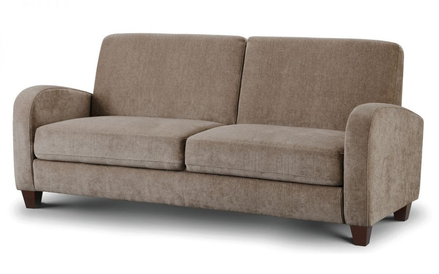 Vivo 3 Seater Sofa in Mink Chenille - The Bed House