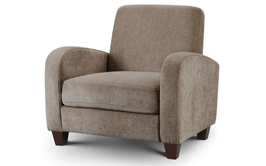 Vivo Chair in Mink Chenille - The Bed House