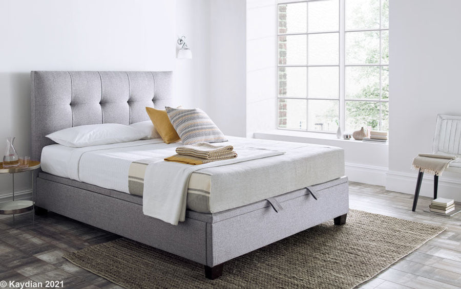 Walkworth Storage Bed - Light Grey - The Bed House