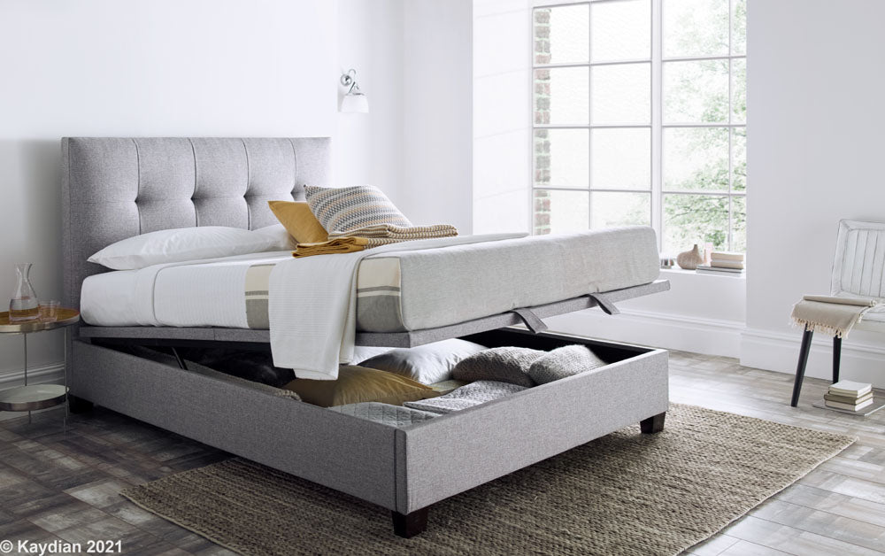 Walkworth Storage Bed - Light Grey - The Bed House