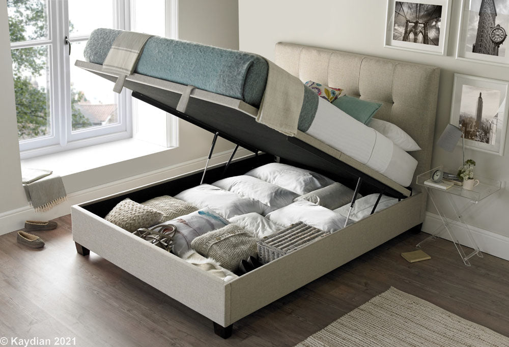 Walkworth Storage Bed - Oatmeal - The Bed House